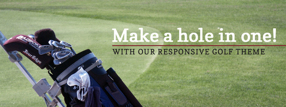 responsive wordpress golf theme